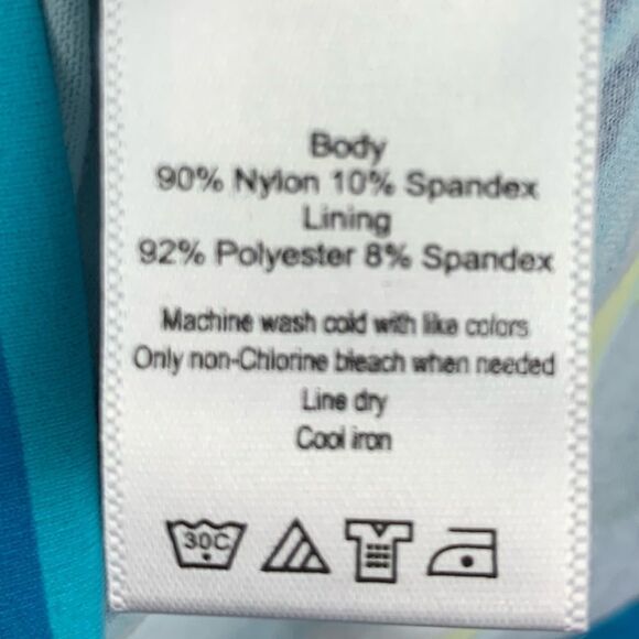 ALO Yoga Blue Multicolor Tank Top - Picture 8 of 9